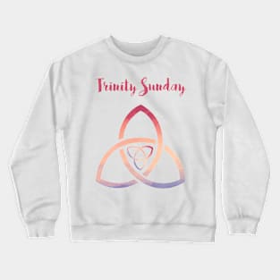 Trinity Sunday Red Symbol Crewneck Sweatshirt